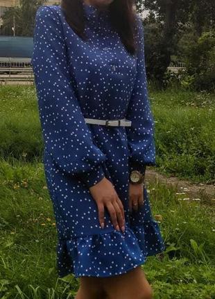 Ніжне платтячко в горошок