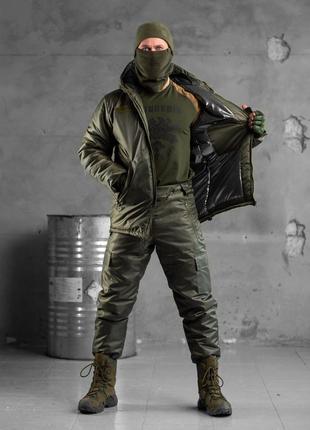 Зимний водонепроницаемый  тактический костюм  leader  omni-heat  вт7017(k8 - 00)