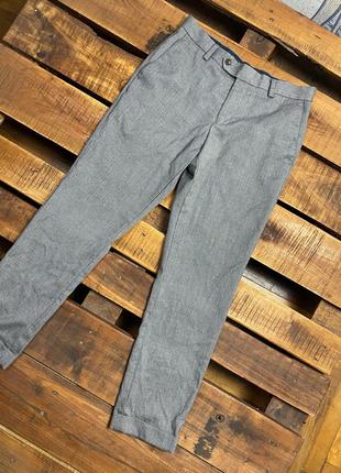 Чоловічі класичні брюки (штани) next (некст с-мрр ідеал оригінал сірі)1 фото