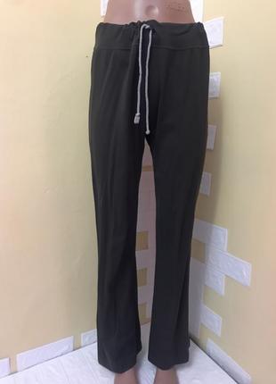 Спортивные штаны женские на кулиске средней посадки р. 50-52