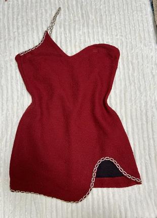 Платье красное zara