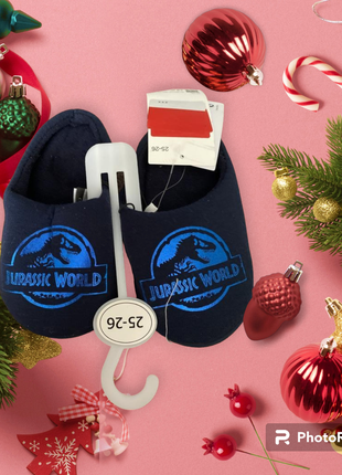 Домашні капці , тапки, тапочки від c&a з динозаврами