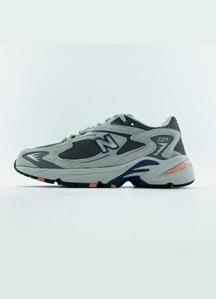 Кросівки жіночі / чоловічі сірі (графітові) замшеві new balance 725 dark grey'