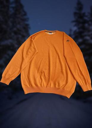 Шерстяной свитер paul shark оригинальный оранжевый