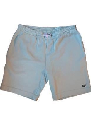 Шорты lacoste organic brushed cotton fleece shorts light blue