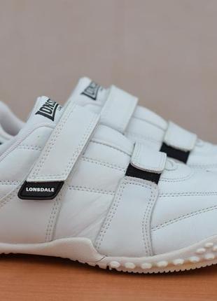 Білі шкіряні жіночі кросівки lonsdale london, 38 розмір. оригінал