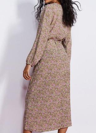 Сукня на запах h&m квітковий принт3 фото