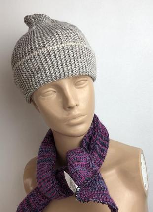 Модный комплект шапка+шарфик весна/осень-6-7 лет2 фото