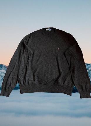 Вовняний светр polo ralph lauren оригінальний чорний