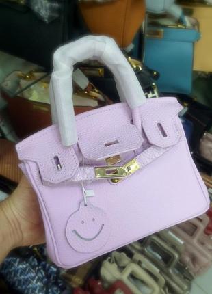 Шкіряна сумка в стилі hermes birkin 20