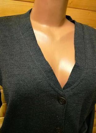 Комфортный кардиган из отличной 100% шерсти мериноса успешного скандинавского бренда вoomerang3 фото