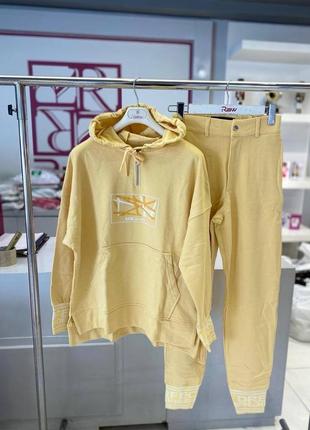 Костюм raw женский желтый спортивный прогулочный демисезонный
