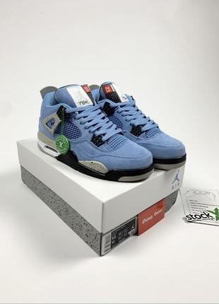 Кроссовки nike air jordan 4 “university blue”