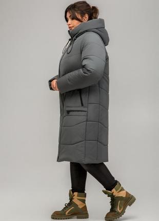 Зимове пальто жіноче1 фото