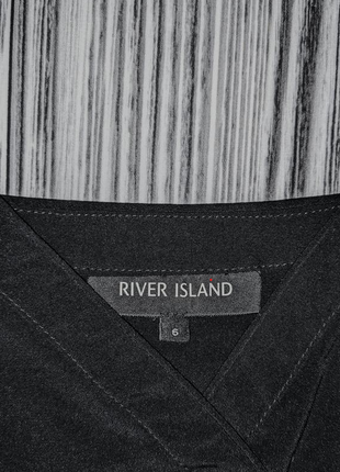 Крутой черный комбинезон со штанами на бретелях river island7 фото