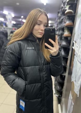 Оригинальное женское пальто columbia puffect long jacket2 фото