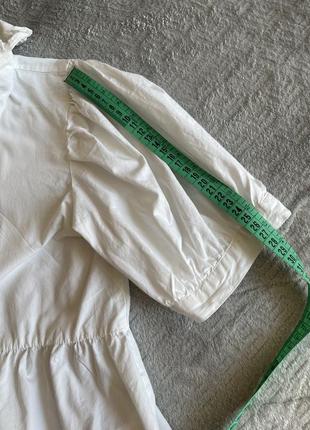 Белоснежная блуза с вышивкой7 фото