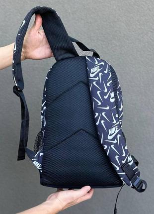 Черный рюкзак с принтом nike new2 фото
