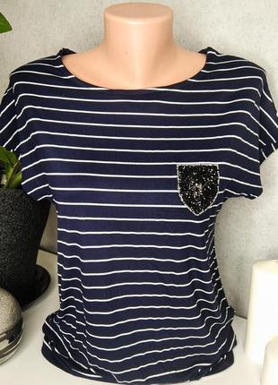 Футболка в полоску5 фото