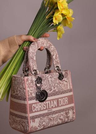 Сумочка christian dior lady d-lite