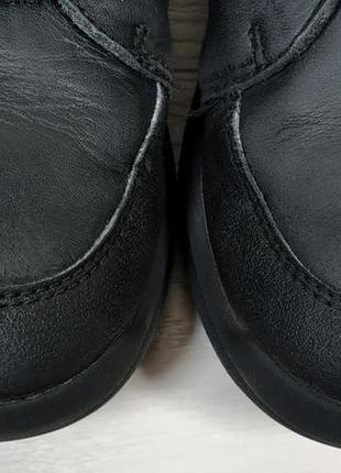 Шкіряні дитячі черевики на липучках clarks gore-tex оригінал, розмір 28.53 фото