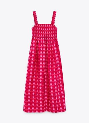 Zara shirred summer dress 3