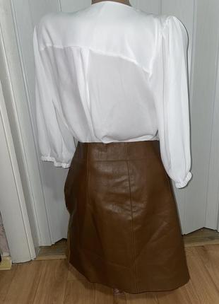 Кожаная юбка юбка2 фото