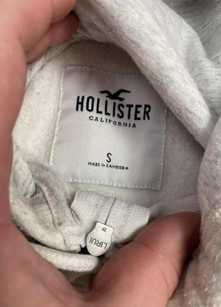 Женская кофта (худи, толстовка) с вышивкой hollister (холлистер срр идеал оригинал разноцветная)4 фото