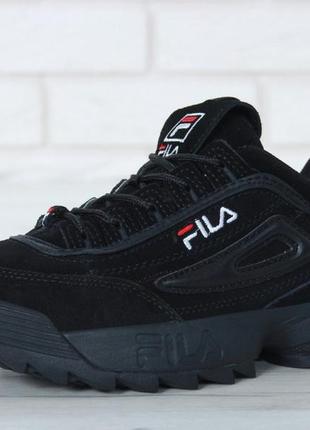 Зимние кроссовки женские fila disruptor ii fur5 фото