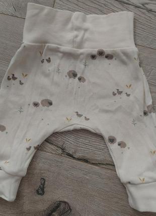 Дитячі штани лосини для новонароджених h&m3 фото