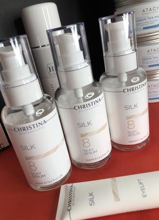 Christina silk silky serum (st.8) anti-age  шовкова сироватка для вирівнюванню зморшок ❤️
