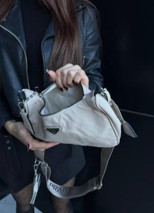 Женская сумка сумочка drada re-edition beige3 фото