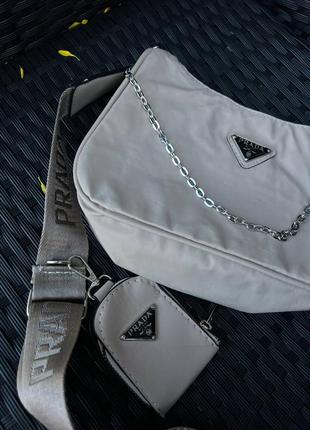 Женская сумка сумочка drada re-edition beige5 фото