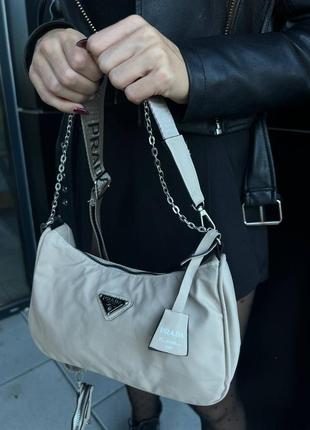 Женская сумка сумочка drada re-edition beige9 фото
