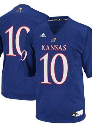 Adidas vintage ncaa youth kansas jayhawks team football jersey