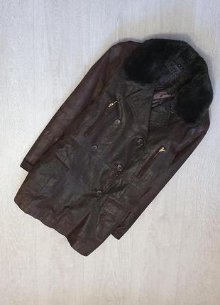 Продається нереально крута шкіряна куртка stones & bones
