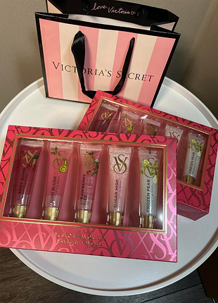 Подарочный набор блесков для губ victoria’s secret flavor favorites set