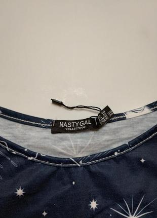 Укороченная футболка с принтом nasty gal5 фото