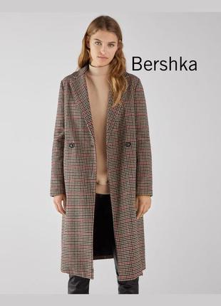 Пальто в клетку от bershka2 фото