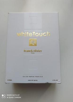 Нежный чувственный парфюм white touch franck oliver,50 мл,475 грн