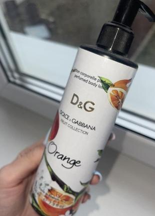 Orange 🍊лосьон d&amp;g для тела парфюмированный шлейфовый крем2 фото