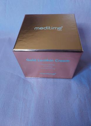 Омолаживающий лифтинг-крем с лецитином и золотом meditime neo gold lecithin cream 50ml1 фото