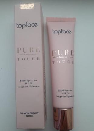 Тональний крем topface pure touch tinted moisturizer2 фото