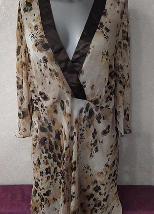18/52/xl new look бежевая пляжная туника платье парео новая