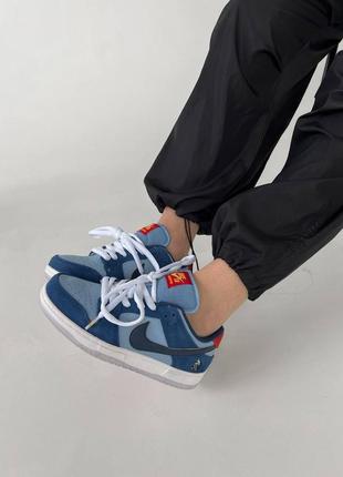 Женские кроссовки nike sb dunk low &amp; why so sad? найк б данк низкие