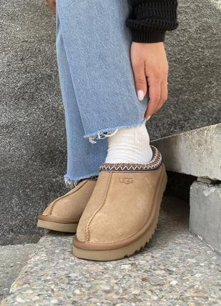 Ugg tasman (коричневая вышивка) угги угги