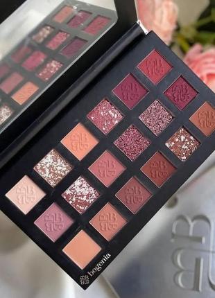 Палетка теней для воздух bogenia berry galaxy eyeshadow palette✨1 фото