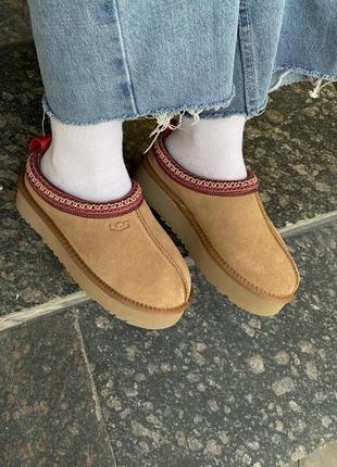 Ugg tasman platform chestnut угги уггі3 фото