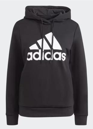 Спортивный свитшот adidas женская худи adidas жіноча худі з лого adidas толстовка adidas. бренд адідас.2 фото