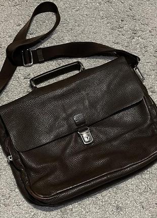 Оригинал.брендовая,кожаная,мужская сумка-портфель bally3 фото